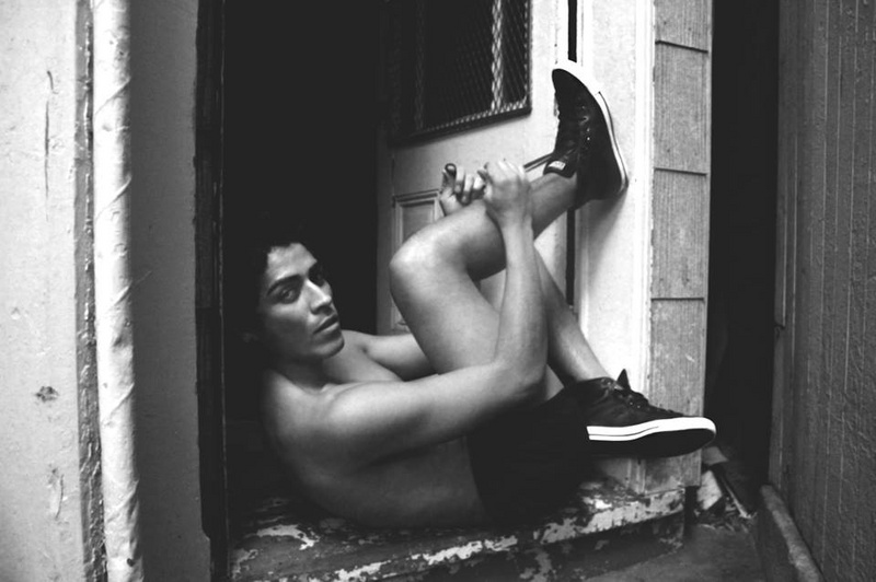 Male model photo shoot of Cesar Ayala in Castro Street, San Francisco, California