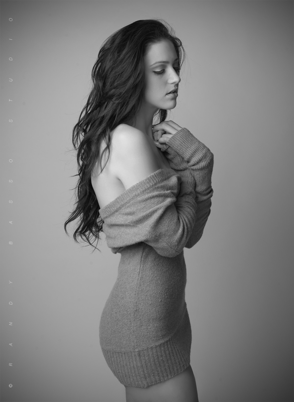 Female model photo shoot of Hailey Elizabeth in Randy Basso Studio