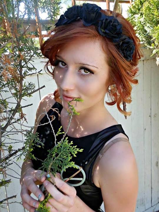 Female model photo shoot of Redrumckee
