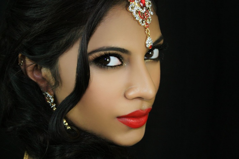 Female model photo shoot of Magell Makeup and Priti Goundar