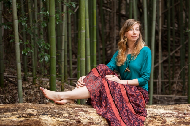 Female model photo shoot of Holly I by Will Meades in Bamboo Forest