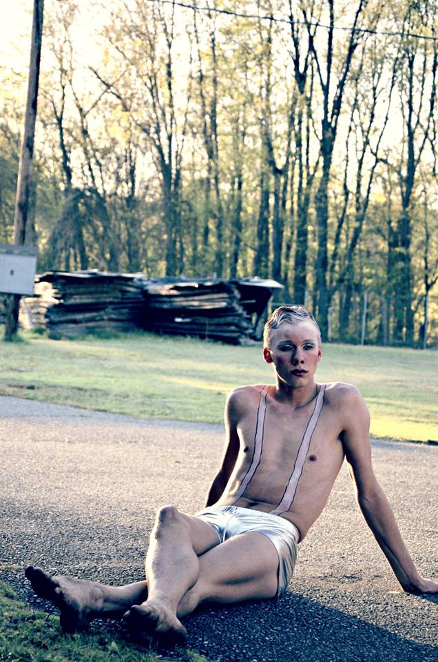 Male model photo shoot of Lucas Klinge in Glitter Sinner