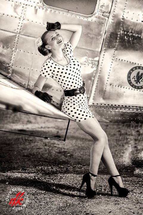 Female model photo shoot of Chanel Stansberry in Tucson Air Museum