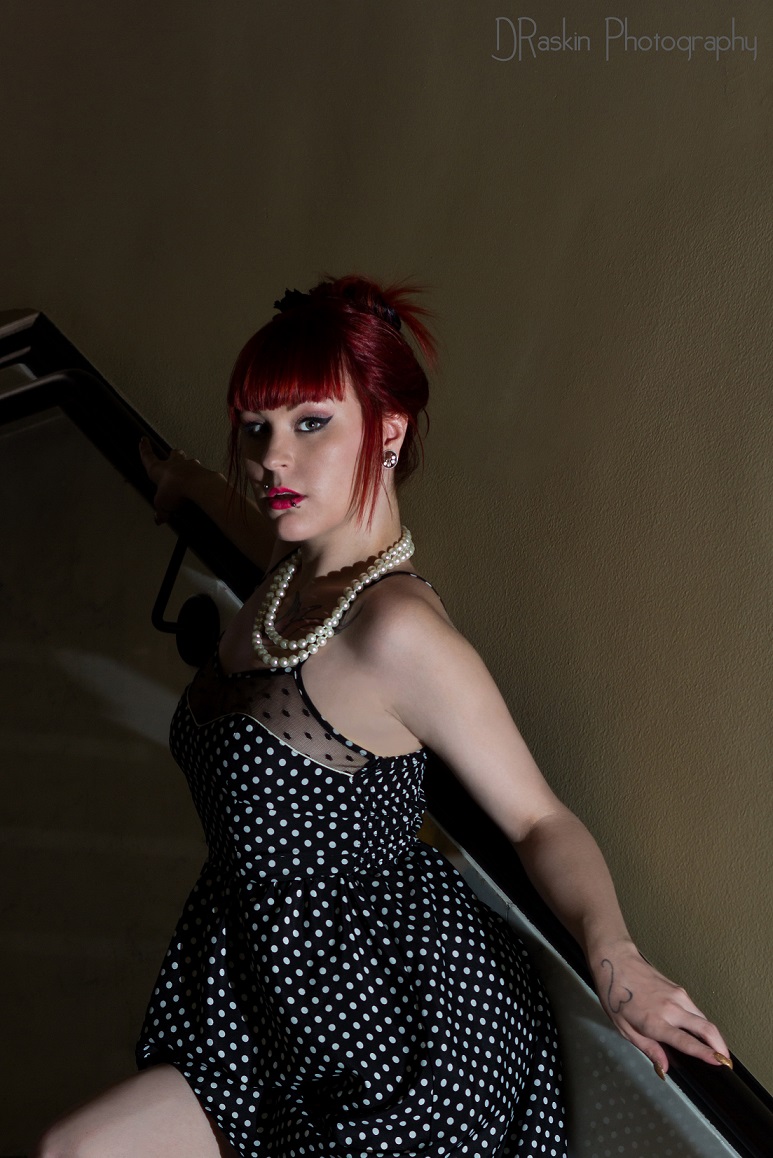Female model photo shoot of Kittie Villain by DRaskin Photography in Sacramento, California