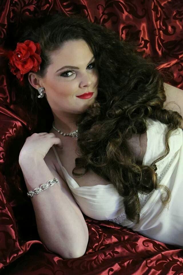 Female model photo shoot of Crimson Temptation