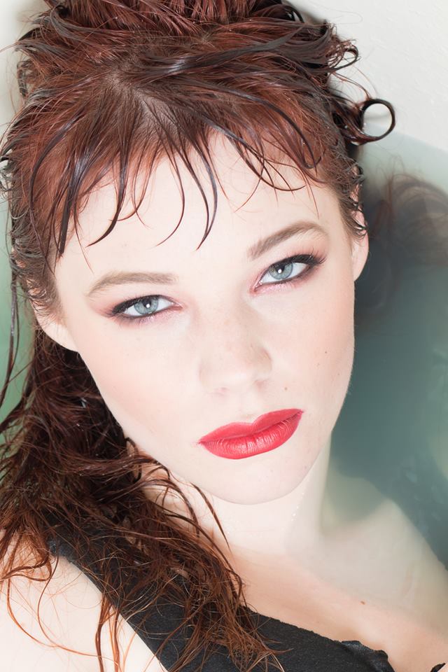 Female model photo shoot of Makeup by Rebecca K