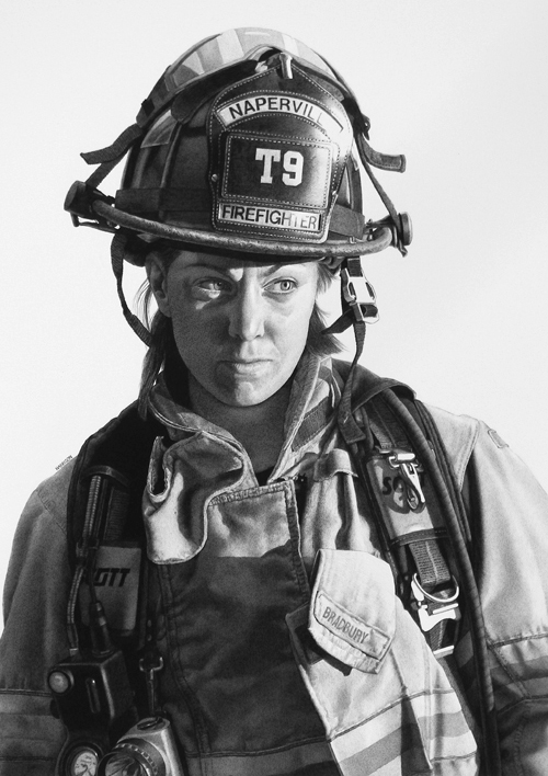 Male model photo shoot of Bill Harrison in Naperville Fire Department Training Facility