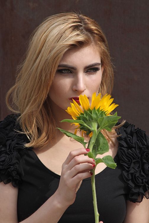 Female model photo shoot of daniellekatherine by LA Style and Image in LA Fashion District