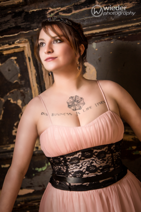 Female model photo shoot of Aisling Alainn by Wieder Photography in Ohio State Reformatory