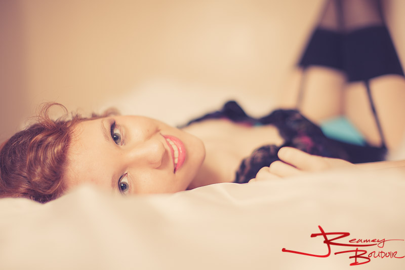 Female model photo shoot of Betty Schrang by JReamey Boudoir
