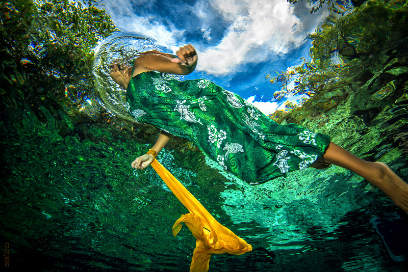 Male model photo shoot of Sebi Messina in Cenote