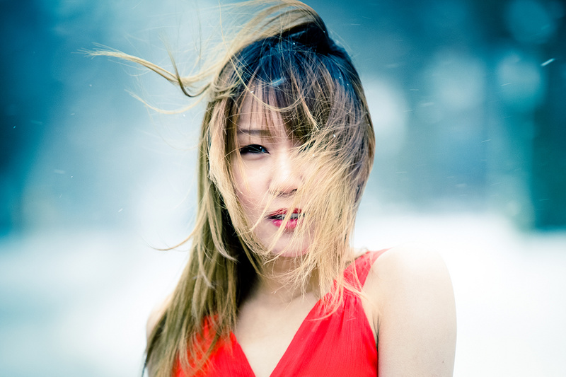 Female model photo shoot of Rinci by Jackson Lee