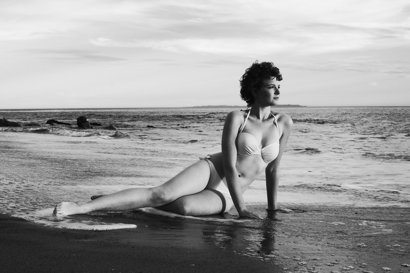 Female model photo shoot of Lacee Lou by Erin Koski in El Pescador State Beach