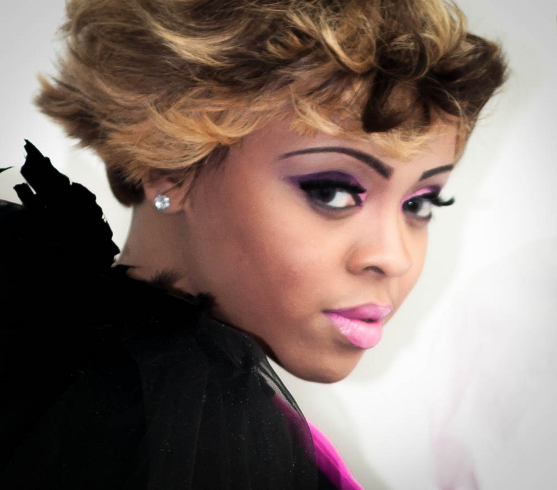 Female model photo shoot of Nunie B by Nuisance Photography in Philadelphia, Pa., hair styled by Vanity Glam111