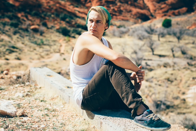Male model photo shoot of Ocean Anders