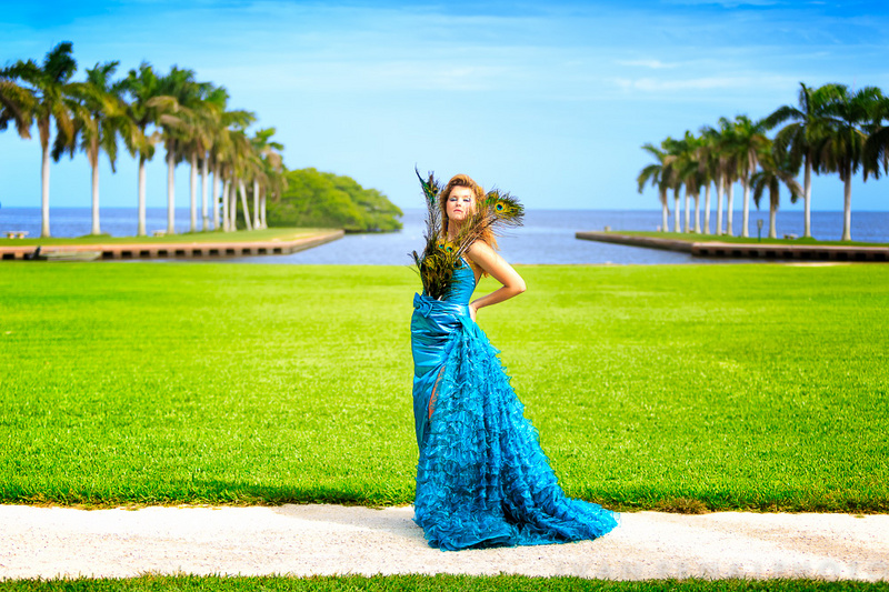 Female model photo shoot of Katie Kauai in Deering Estate