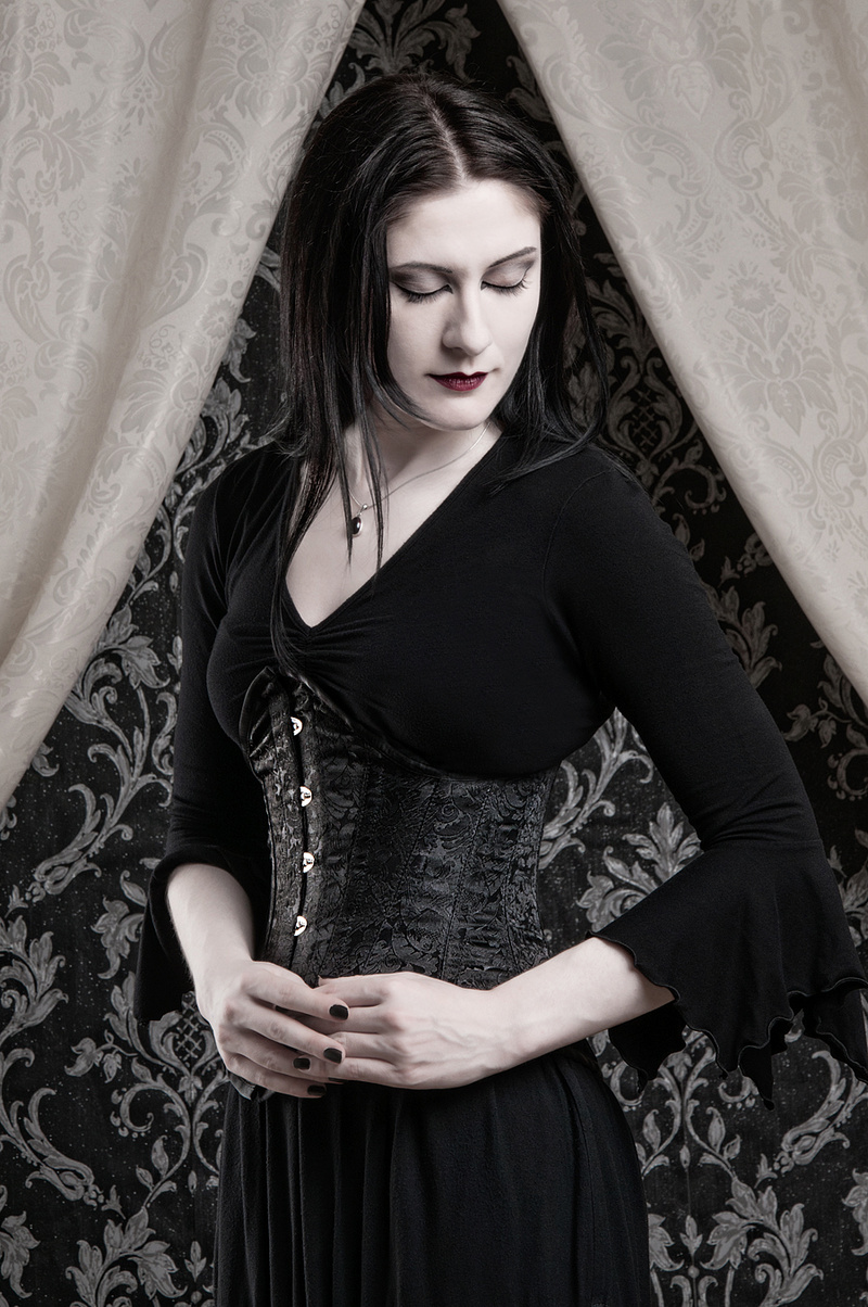 Female model photo shoot of Havisham by Dark Loch Photography in EMP Studios, Glasgow