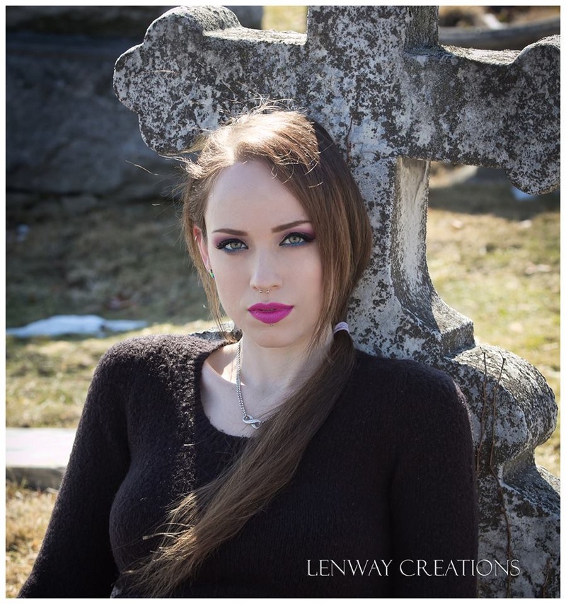 Female model photo shoot of Stacey Doubleyou by Lenway Creations, makeup by Stacey Warner MUA