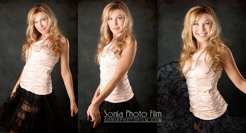 Female model photo shoot of SoniaPhotoFilm and Katie Shorey in Sonia Photo Film - Studio, makeup by Lindsay Dabalos