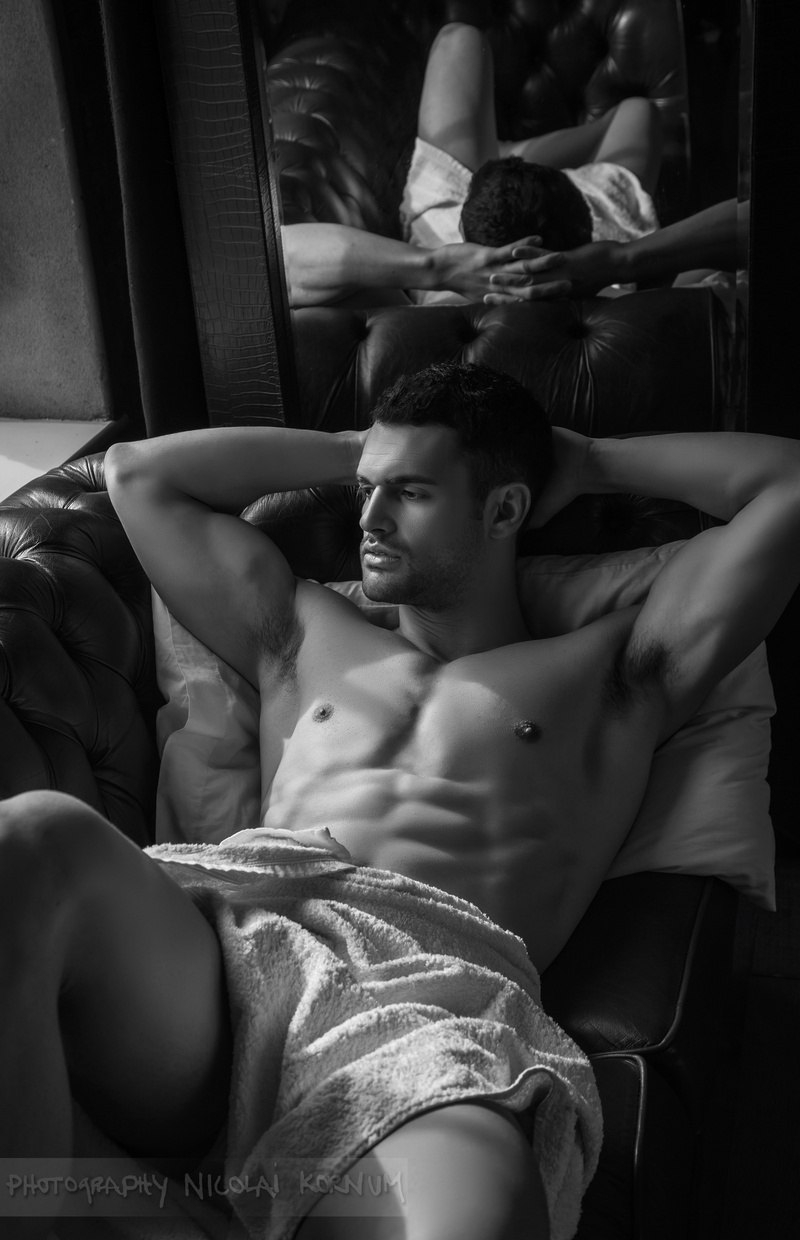 Male model photo shoot of DASKALO by Nicolai Kornum in London