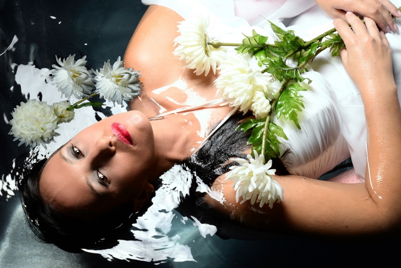 Female model photo shoot of Shantel Harmonyd by NinderryStudio and SarahElizabethStudios