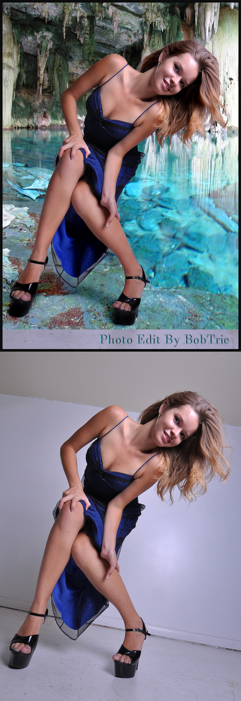 Male and Female model photo shoot of Editing By BobTrie and BryanaG
