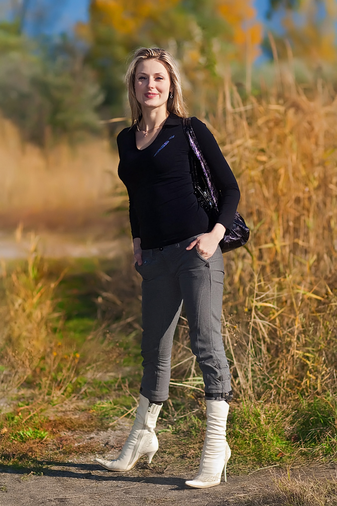 Female model photo shoot of Julie McC by Captivating Photography in Rock Creek Park