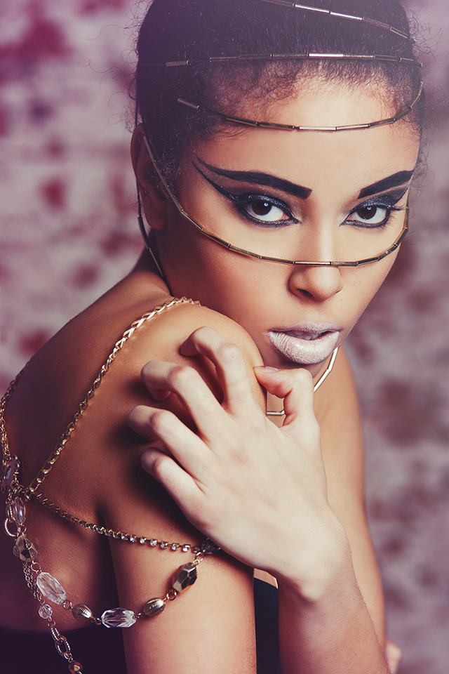 Female model photo shoot of Lee McGhee by Bernadette Newberry, makeup by Angelo Culvert