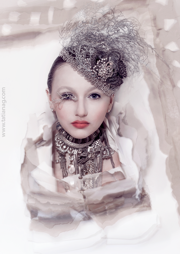 Female model photo shoot of Leonie Scott-Boras by tatianaG in Dublin, makeup by OKSANA_MakeUp