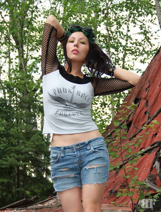 Female model photo shoot of Wrenae  in Somewhere in a Bush