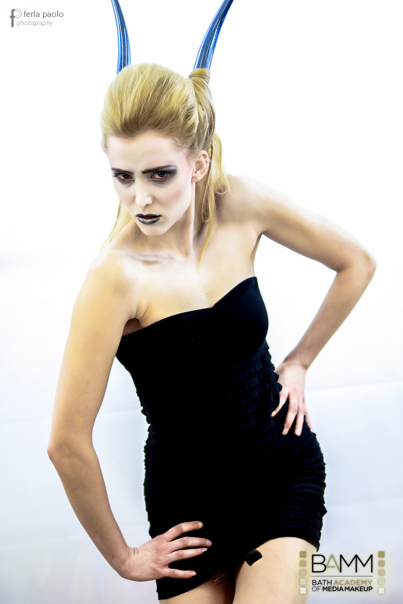 Female model photo shoot of Agata B in Bath Academy of Media MakeUp