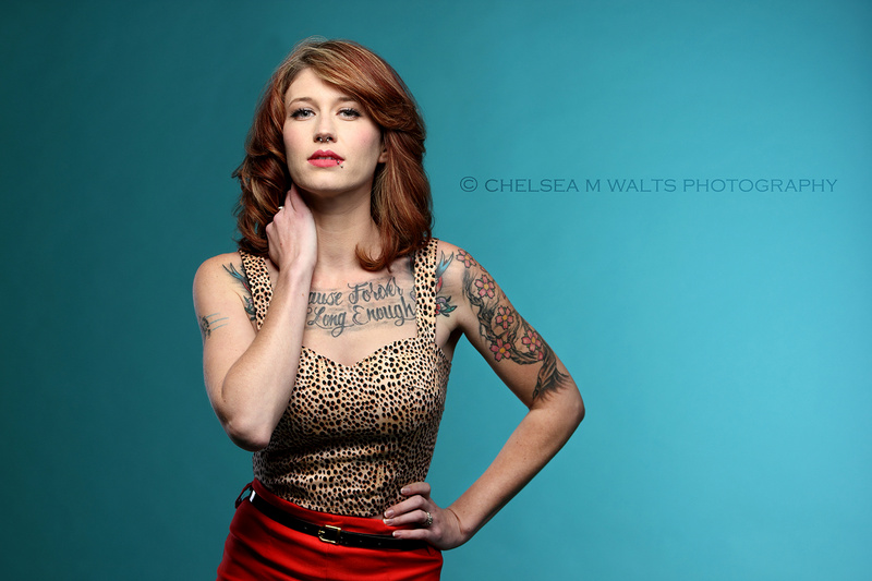 Female model photo shoot of Chelsea Walts in Studio 14 - Watertown, New York