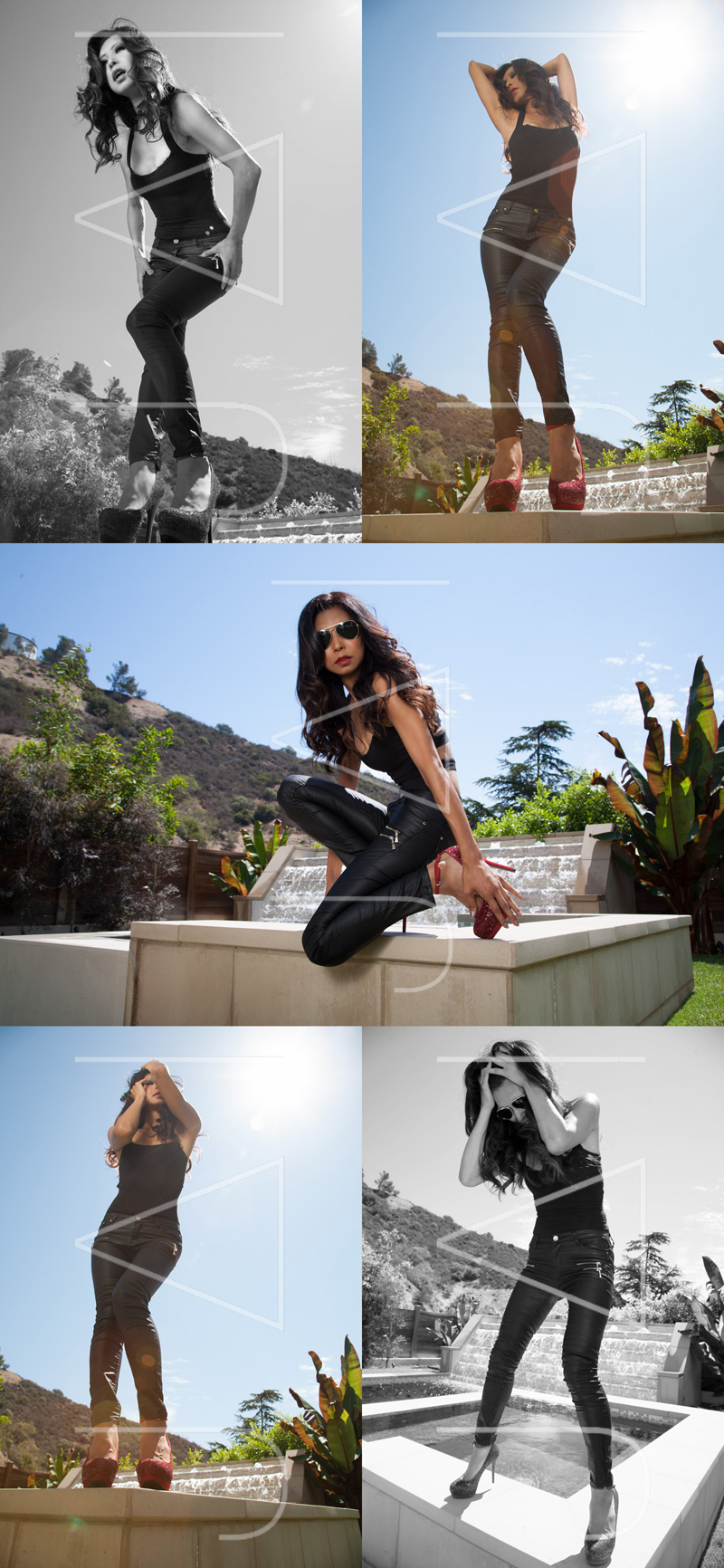 Female model photo shoot of M I K I in Beverly Hills, CA, makeup by OOOOO