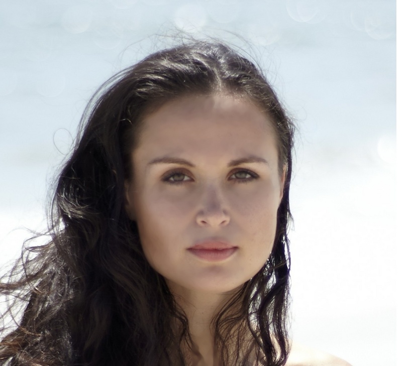 Female model photo shoot of Amanda M Black in Fire Island, NY