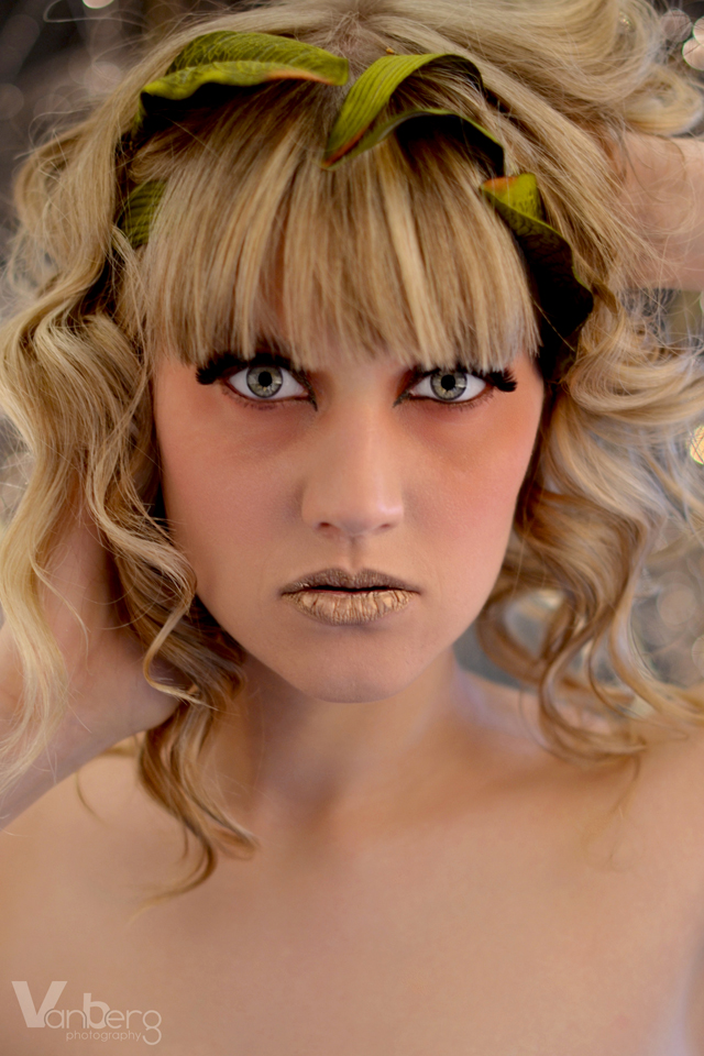 Female model photo shoot of VanBerg and Aaryn Lee, makeup by Transformations by Erin