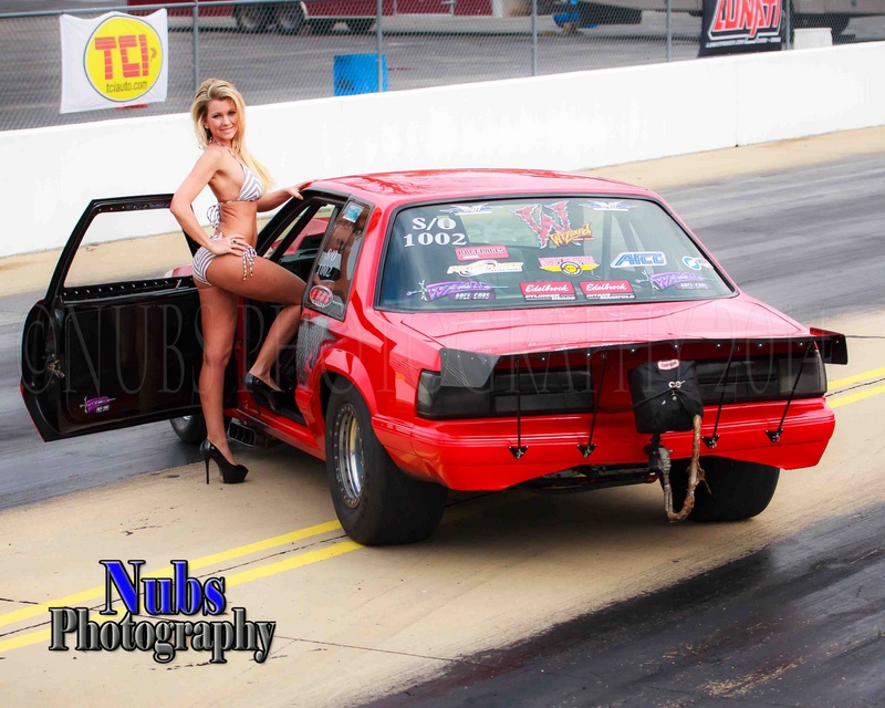 Male and Female model photo shoot of Nubs Photography and CJ Cupcake Blondy in Holly Springs Motorsports Park