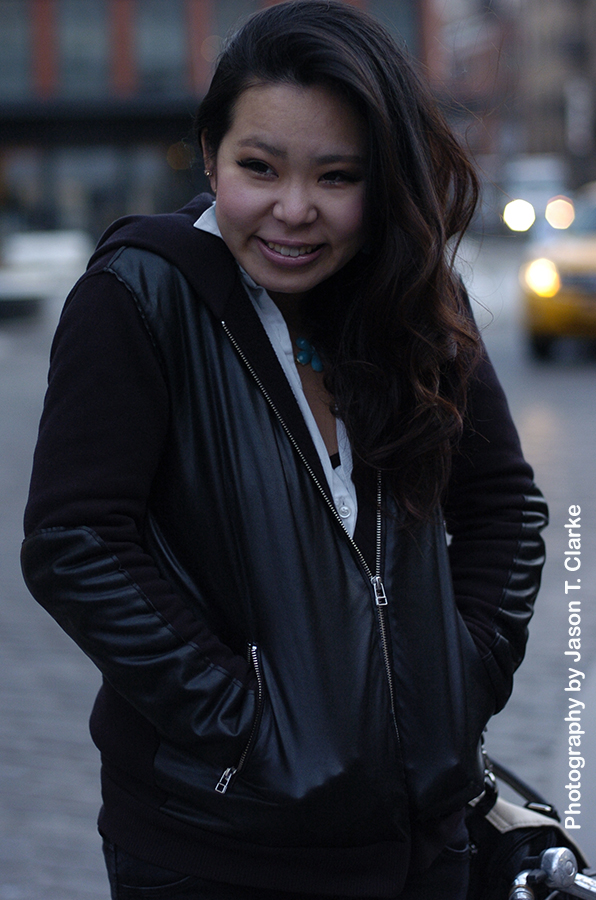 Female model photo shoot of Reica by timfoo Photo in Meat Packing District, New York City