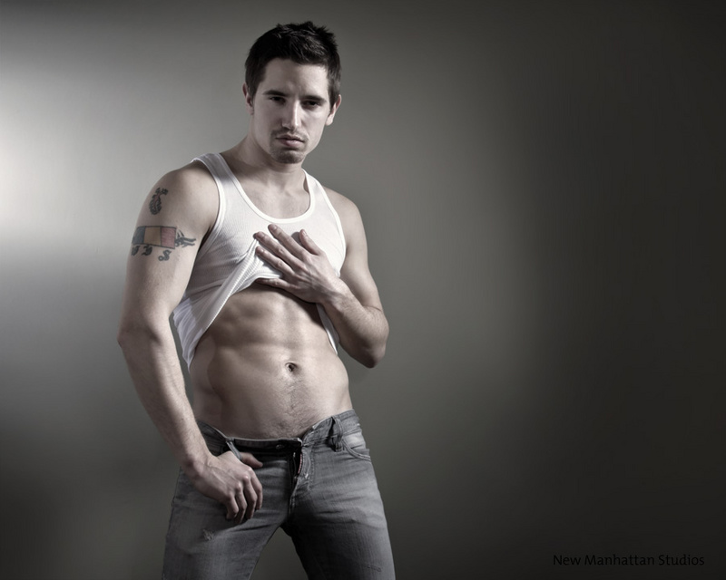 Male model photo shoot of New Manhattan Studios and Claudiu- in New York City