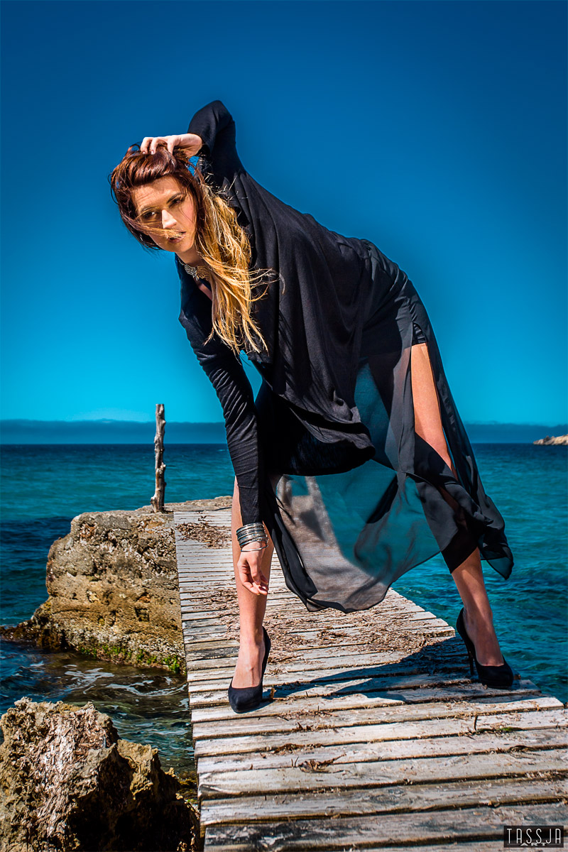 Female model photo shoot of tassja-art in Ibiza