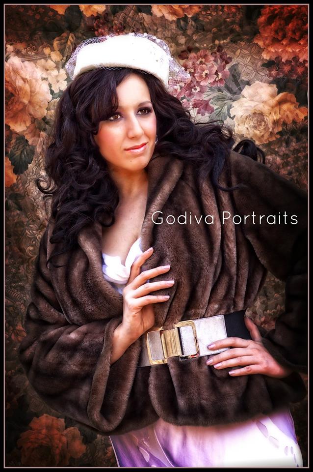 Female model photo shoot of Ashlie Ruggiero in Godiva Portraits Studio, Wallingford, CT