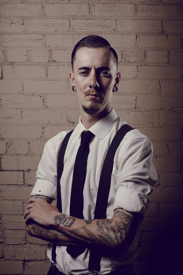 Male model photo shoot of tattooed_rider