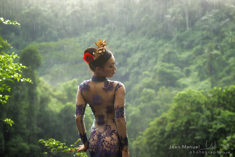 Female model photo shoot of MASAE The Fire Exotica  in Bali Ubud Indonesia