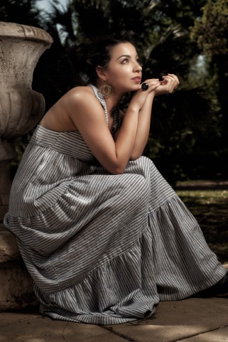Female model photo shoot of Alessandra Manon by Kenneth Black