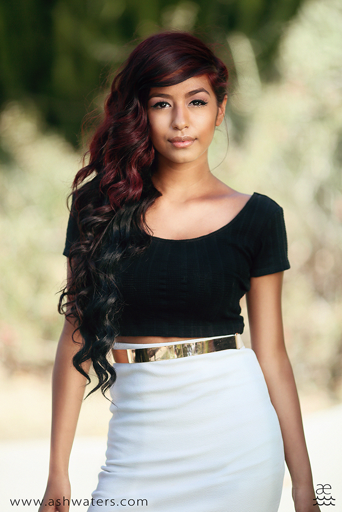 Female model photo shoot of alyssa guerena by ASH WATERS
