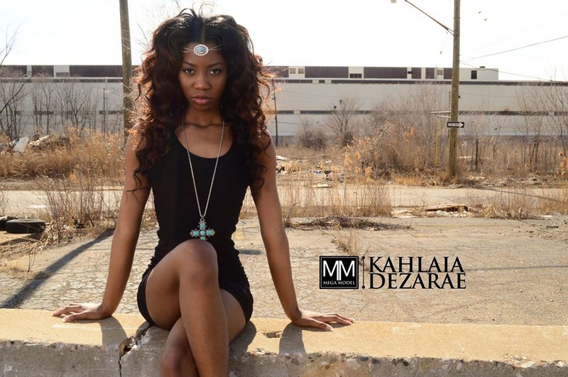 Female model photo shoot of Kahlaia Dezarae in Detroit, MI