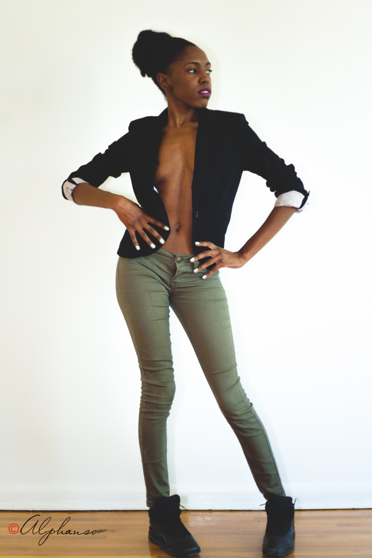 Female model photo shoot of Stephness by Alpha-nso in NEW YORK