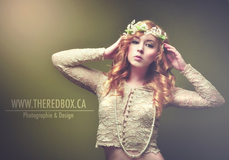 Female model photo shoot of The RedBox in ©The Redbox Photographie & Design - Montreal, CA