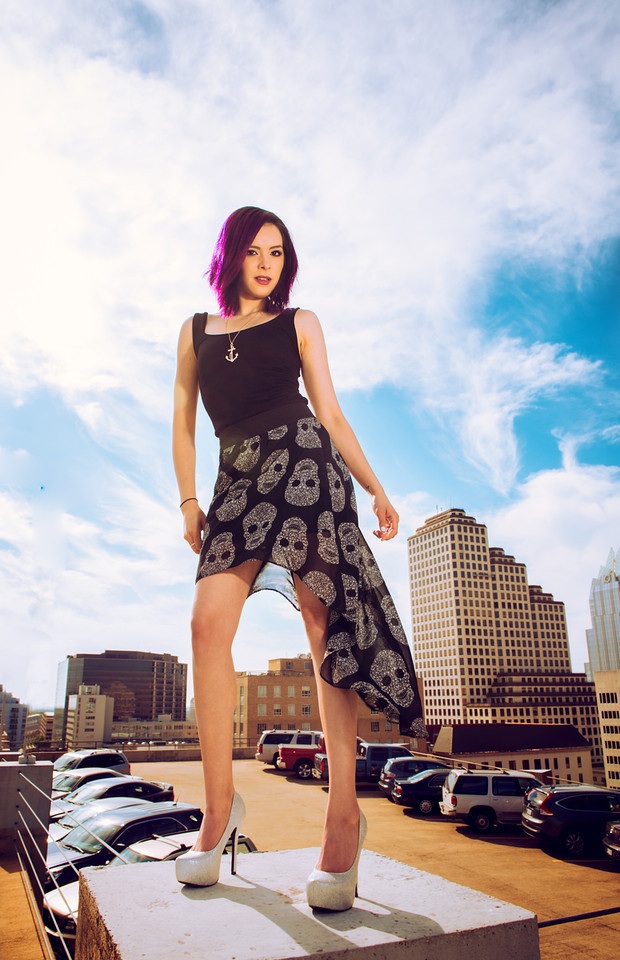 Female model photo shoot of Jourdan Ashley in Downtown Austin, TX