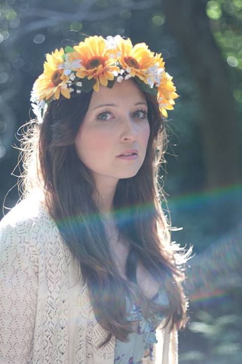 Female model photo shoot of Ruby in the Rainbow by Clare Fisher in Hampstead heath