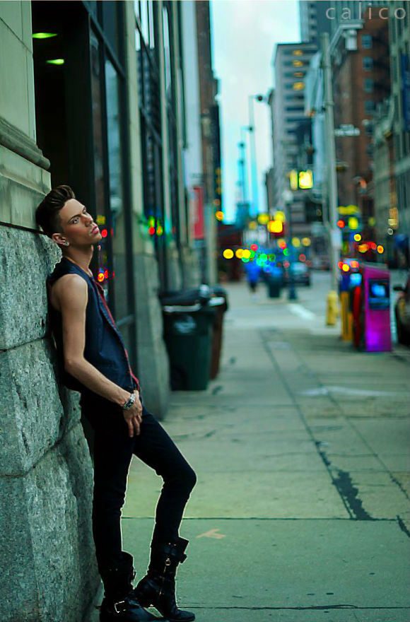 Male model photo shoot of Riley Foxx by Calico Roni Rosenberg in Cincinnati, Ohio